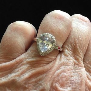 AAA CZ 925 Sterling Silver Ring, Beautiful.